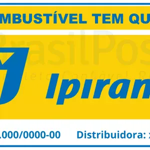 Pista - Origem Combustível Ipiranga