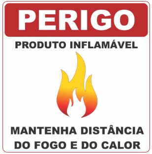 Sinalização - Produto Inflamável Sinalização - Produto Inflamável
