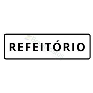 Sinalização - Refeitório