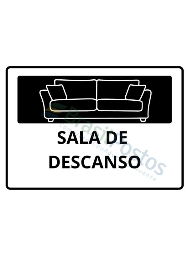 Sinalização - Sala de Descanso