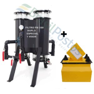 Filtro Desidratador FM-100 Duplo 1 VISOR + Sump Duplo