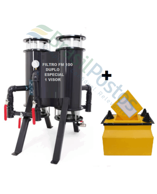 Filtro Desidratador FM-100 Duplo 1 VISOR + Sump Duplo